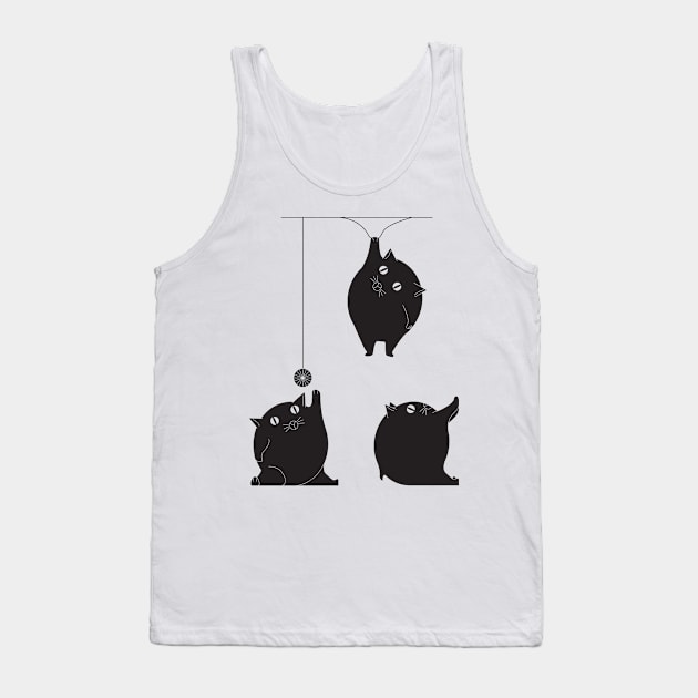 Fat Cats Tank Top by ZachandWhite